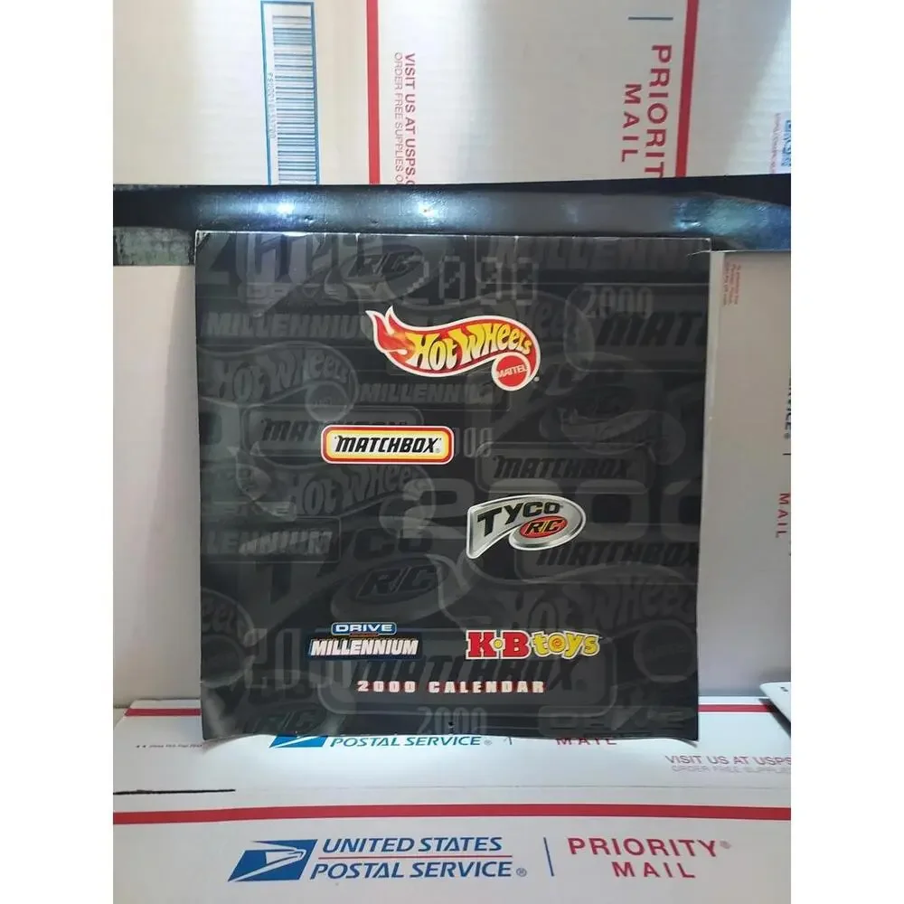 Hot Wheels Matchbox KB Toys 2000 Calendar in good Condition by Mattel Inc #cb52